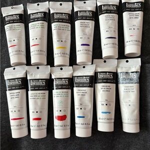 Liquitex Heavy Body Acrylic Paint Tubes - Assorted Colors (Set)